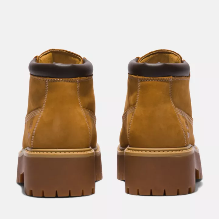 Bota Chukka Timberland Premium Platform Impermeável Feminina Stone Street na cor Amarela