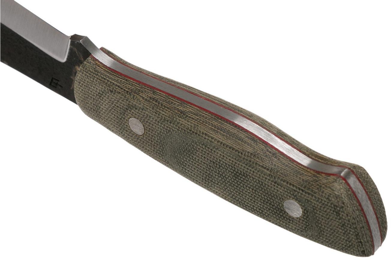 Brisa Nessmuk 125 Green Canvas Micarta 32088 outdoormes