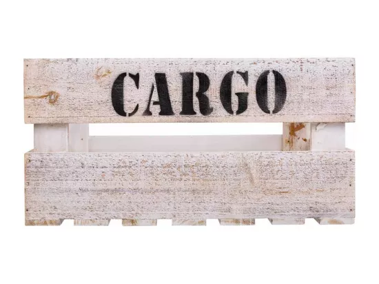 Ensemble de 3 boîtes en bois blanc
