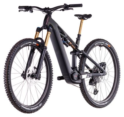 VTT Électrique Tout-Suspendu Cube Stereo Hybrid One44 HPC SLT 800 Sram XX Eagle AXS 12V 800 Wh 29'' Gris Irisé Liquid Lava 2025