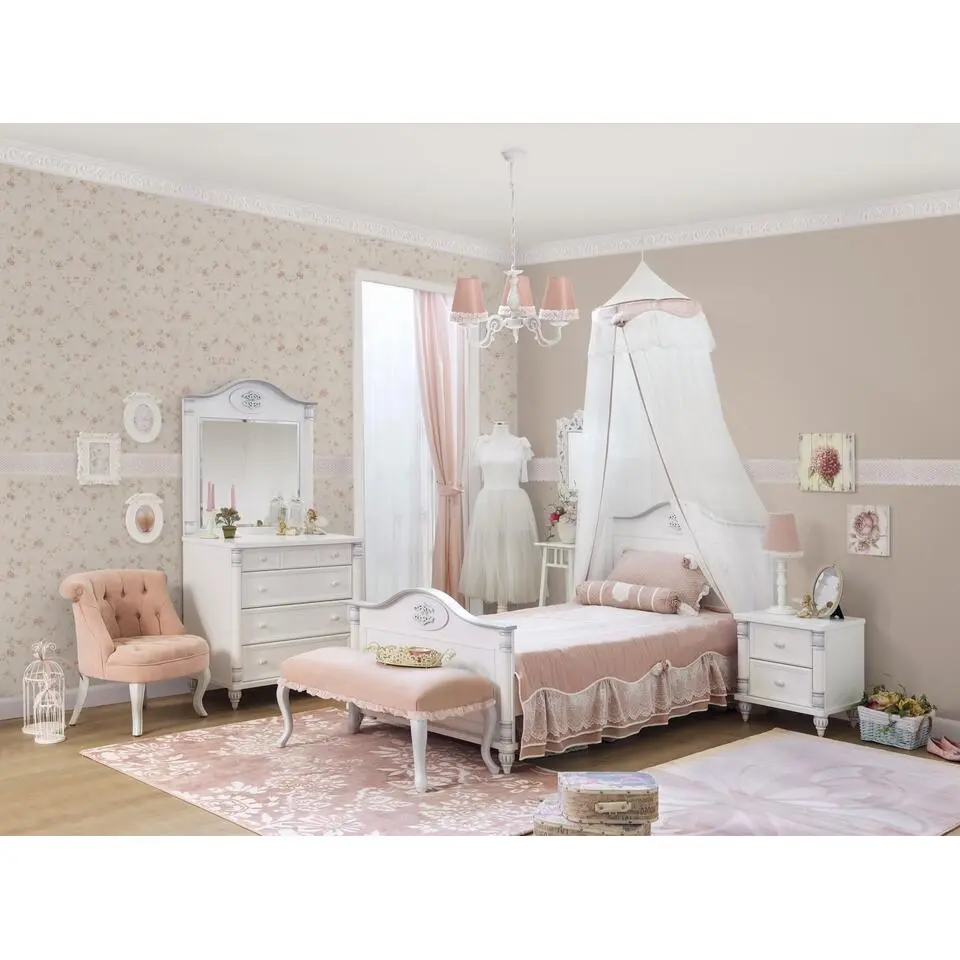 Romantic meisjes bed kinderkamer 200 x 100 cm