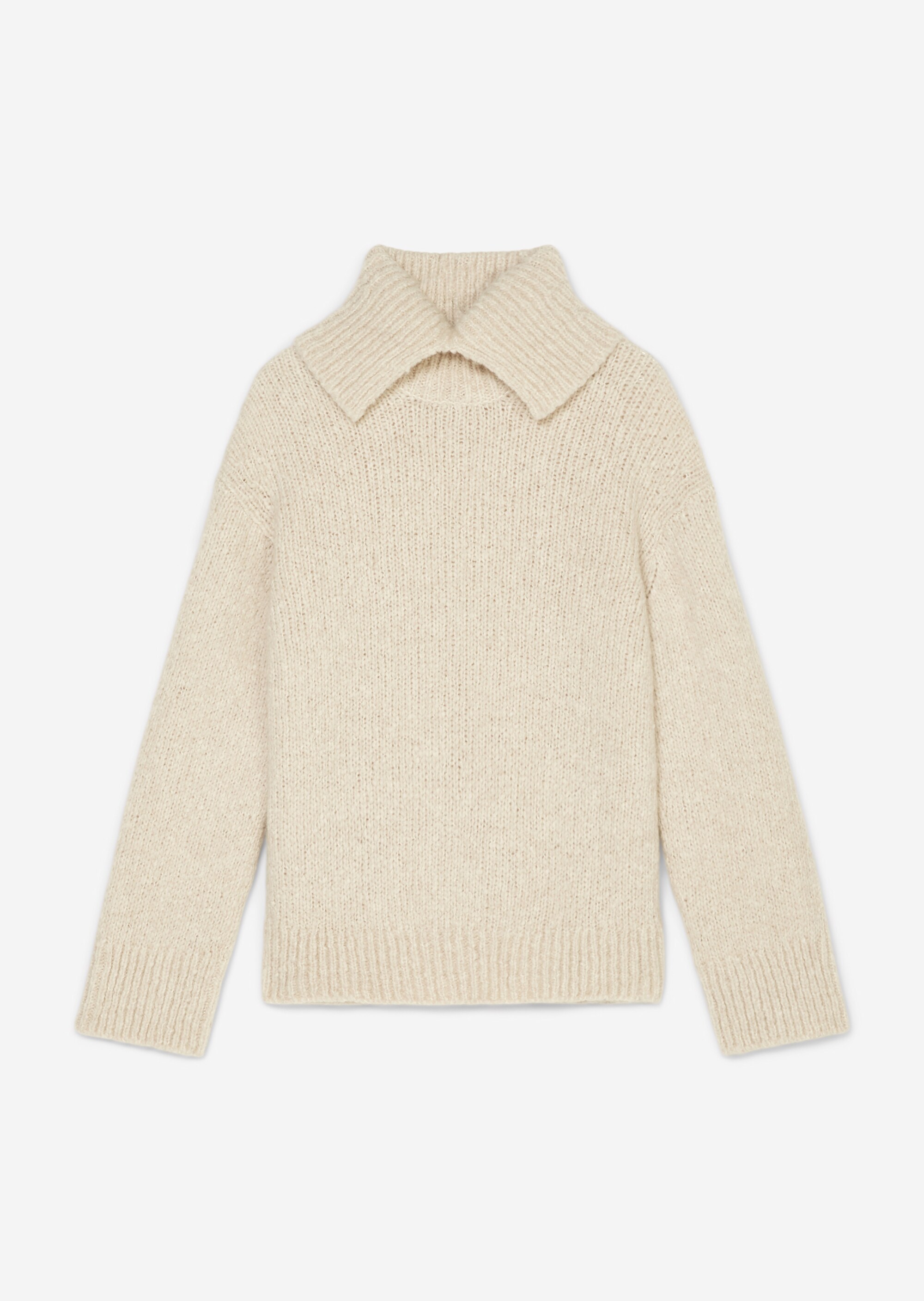 Strickpullover looseaus Schurwolle-Mix