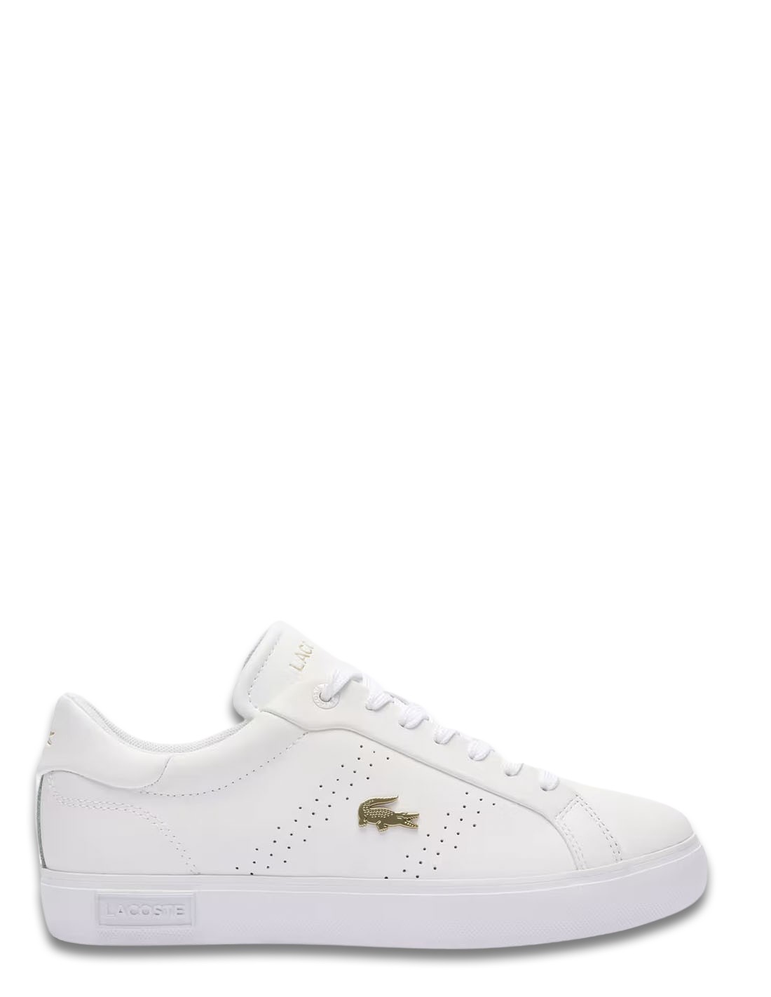 lacoste Sneakers Femme Powercourt 2.0 124 1 SFA Blanc Cuir
