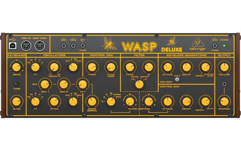 Synthesizer Wasp Deluxe<br>Hybrid-Synthesizer mit zwei OSCs