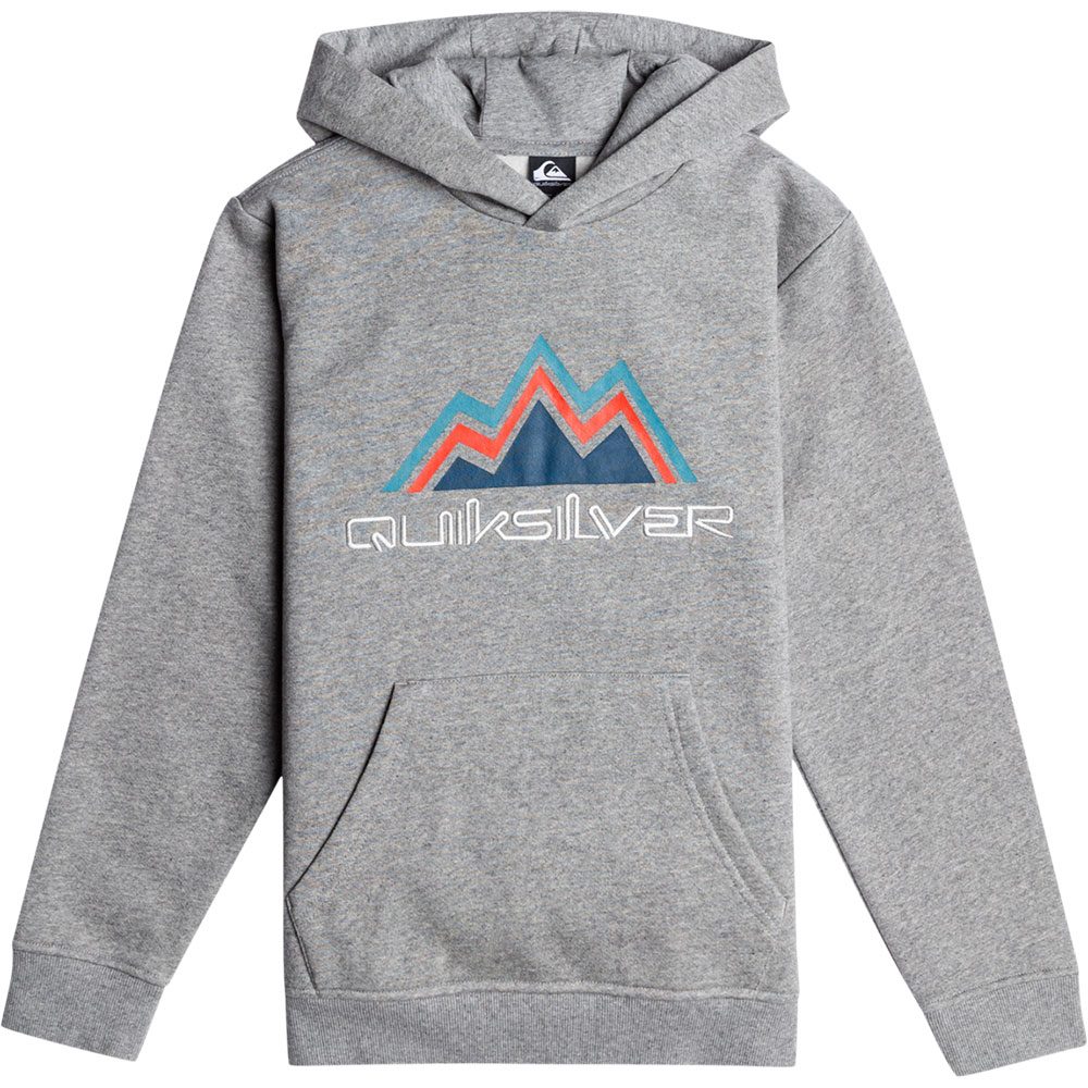 Quiksilver Big Logo Hoodie Jungen heather grey
