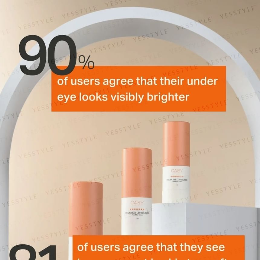 CARY - Getinte oogcrème voor onder de ogen SPF 15