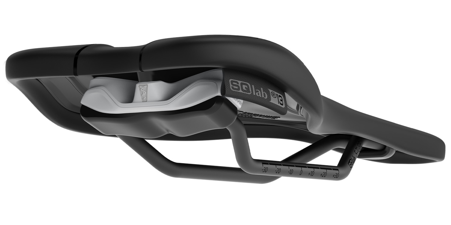 SQlab 612 Ergowave Active 2.1 S-Tube Fietszadel Zwart