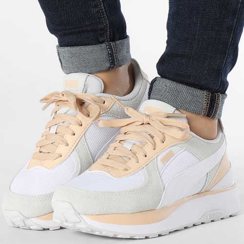 Baskets Femme Cruise Rider Cruise NU Pastel 389926 Puma White Cashew