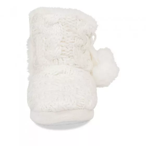 Chaussons bottines BLANC MERRY SCOTT