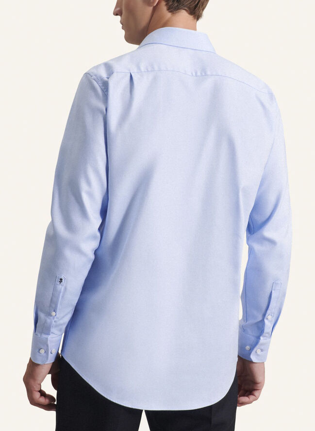 Seidensticker Business Shirt Regular Long sleeve Kent-Collar Uni Blue