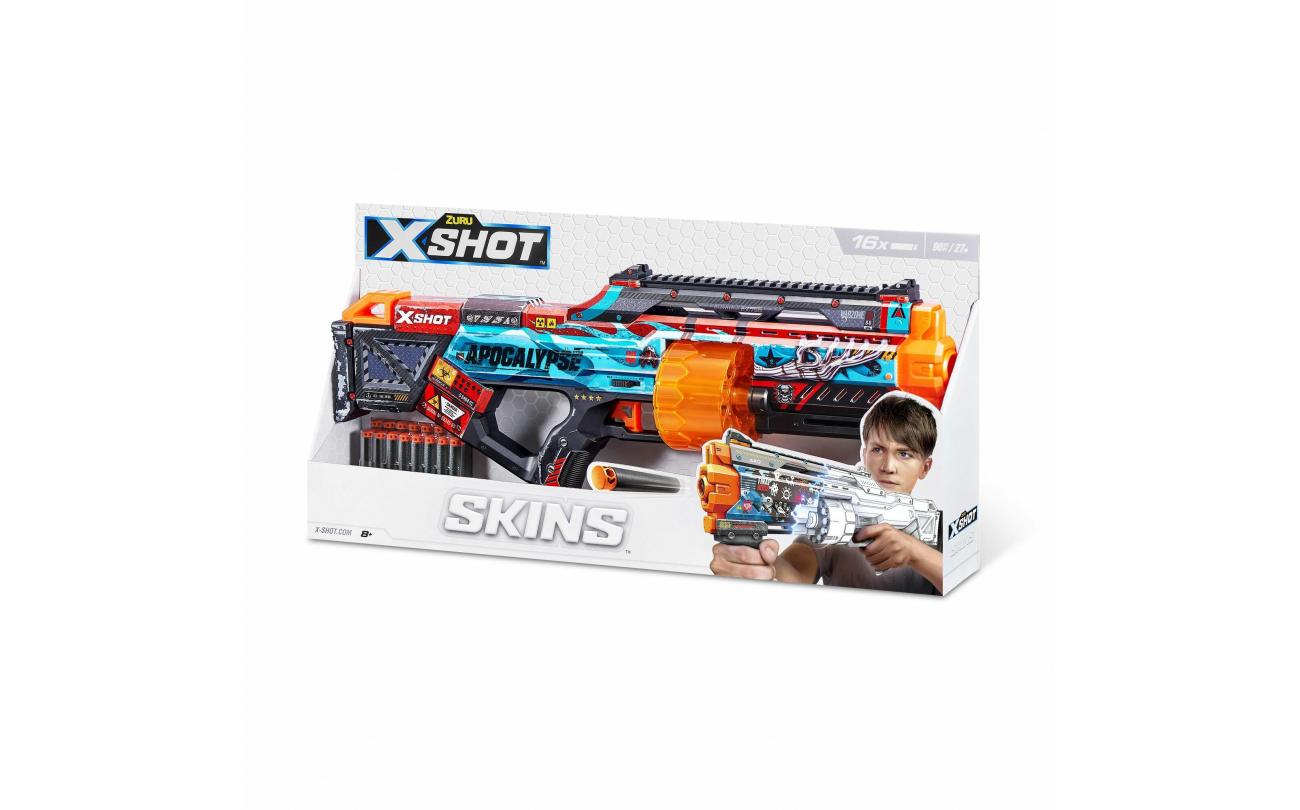 X-shot blaster Skins Last Stand met 16 darts