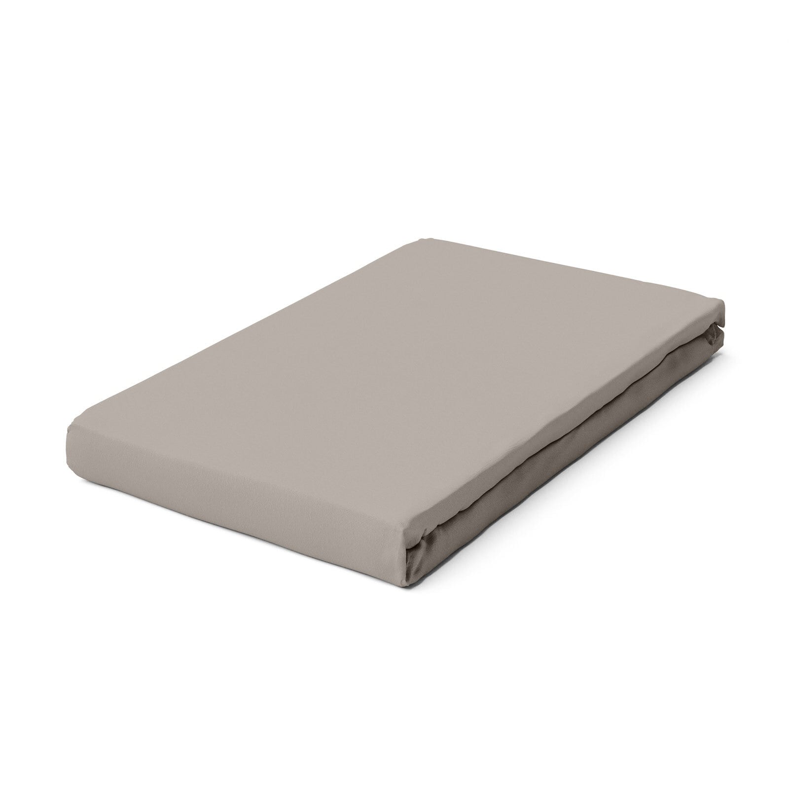 schlafgut Jersey-Spannbettlaken PURE 90-100 x 190-220 cm sand