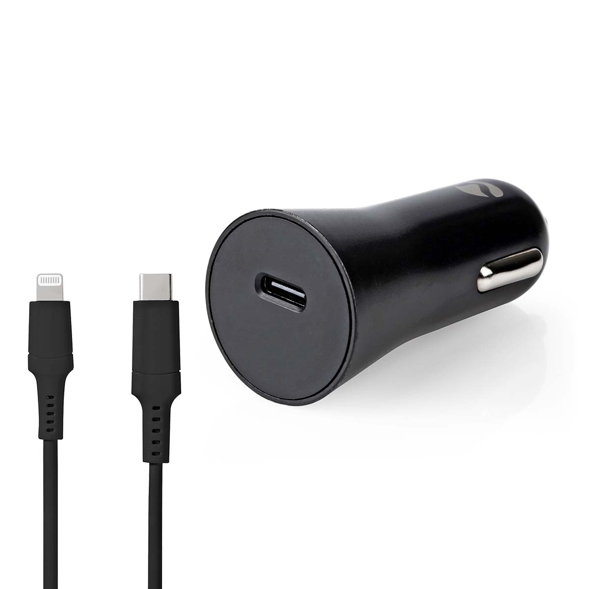 Nedis Billader | 20 W | 1.67 / 2.22 / 3.0 A | Antall utganger: 1 | Porttype: USB-C™ | Lightning 8-Pin (Løs) Kabel | 1.00 m | Automatisk Spenning Utvalg