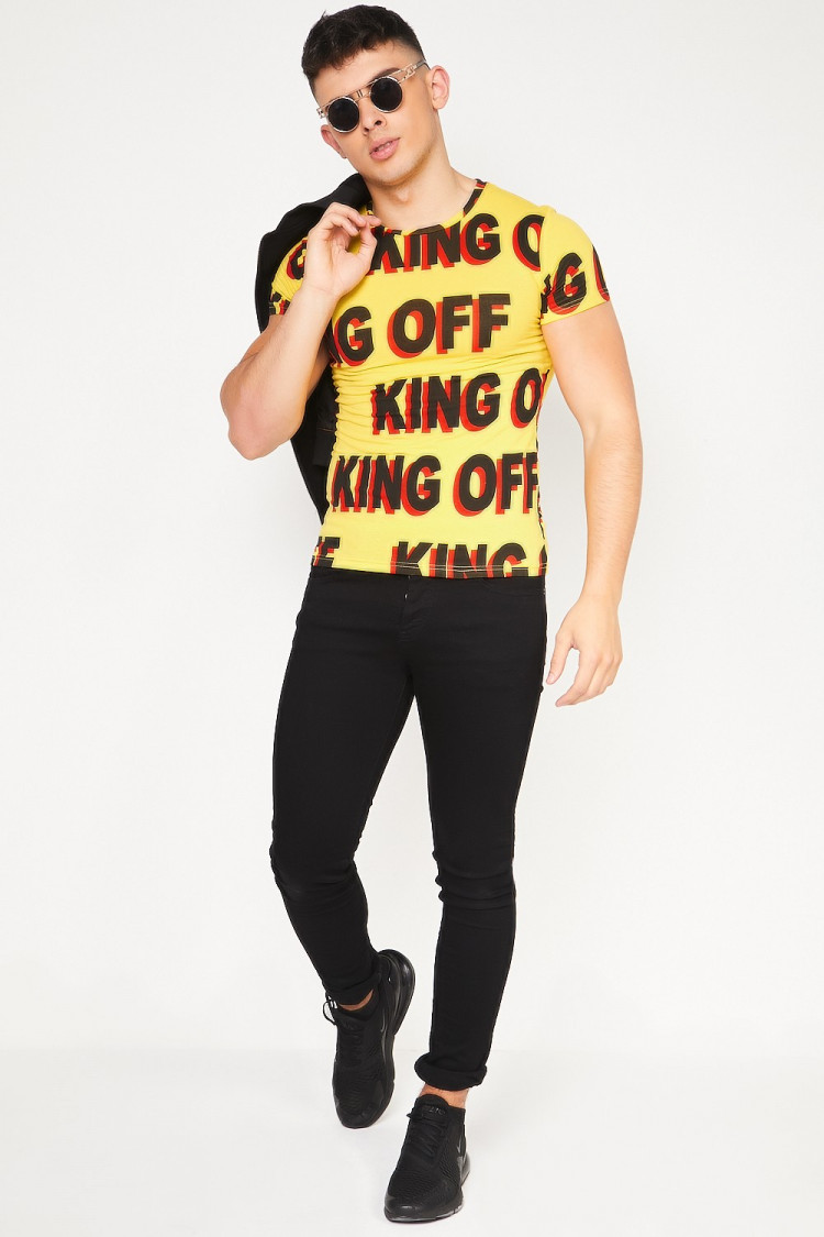 T-shirt jaune 
