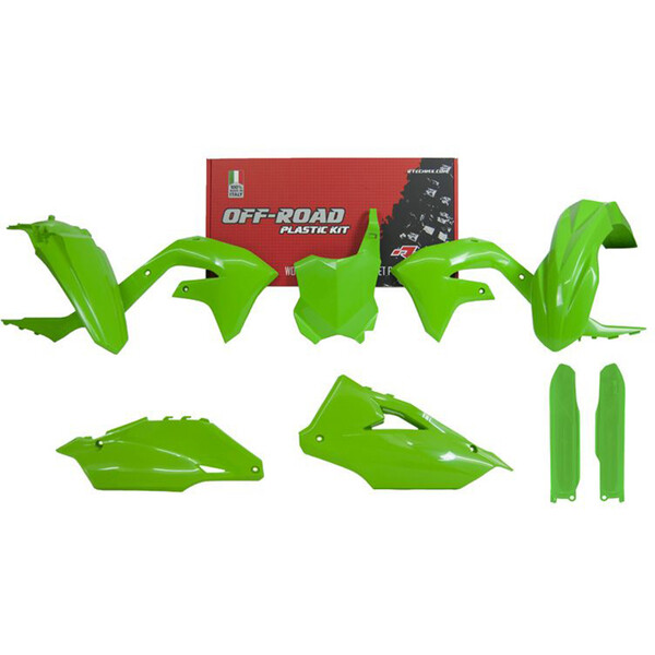 RTECHMX - Kit plastique Kawasaki KXF/KX-XC (2019-2022) - RKITKXFVE0699 Vert