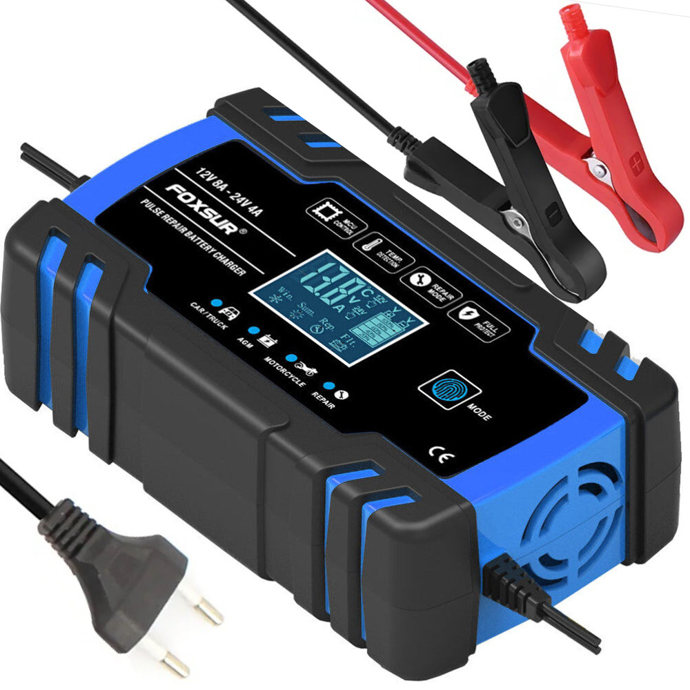 AUTOMATISCHES AUTOLADEGERÄT MIT 12V 24V BATTERIEREPARATURFUNKTION