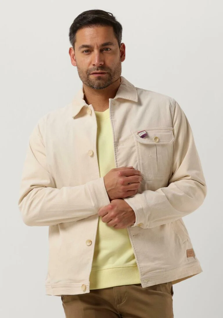 SCOTCH & SODA zand scotch & soda jack corduroy army jacket
