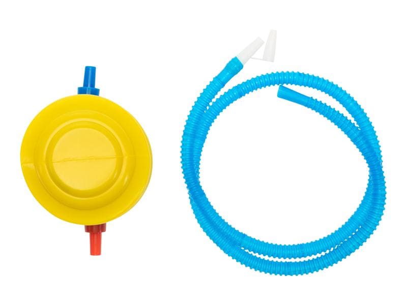 KOOR Gymnastikball 55 cm, Blau Sitzball für zu Hause, im Büro oder zum Trainieren
