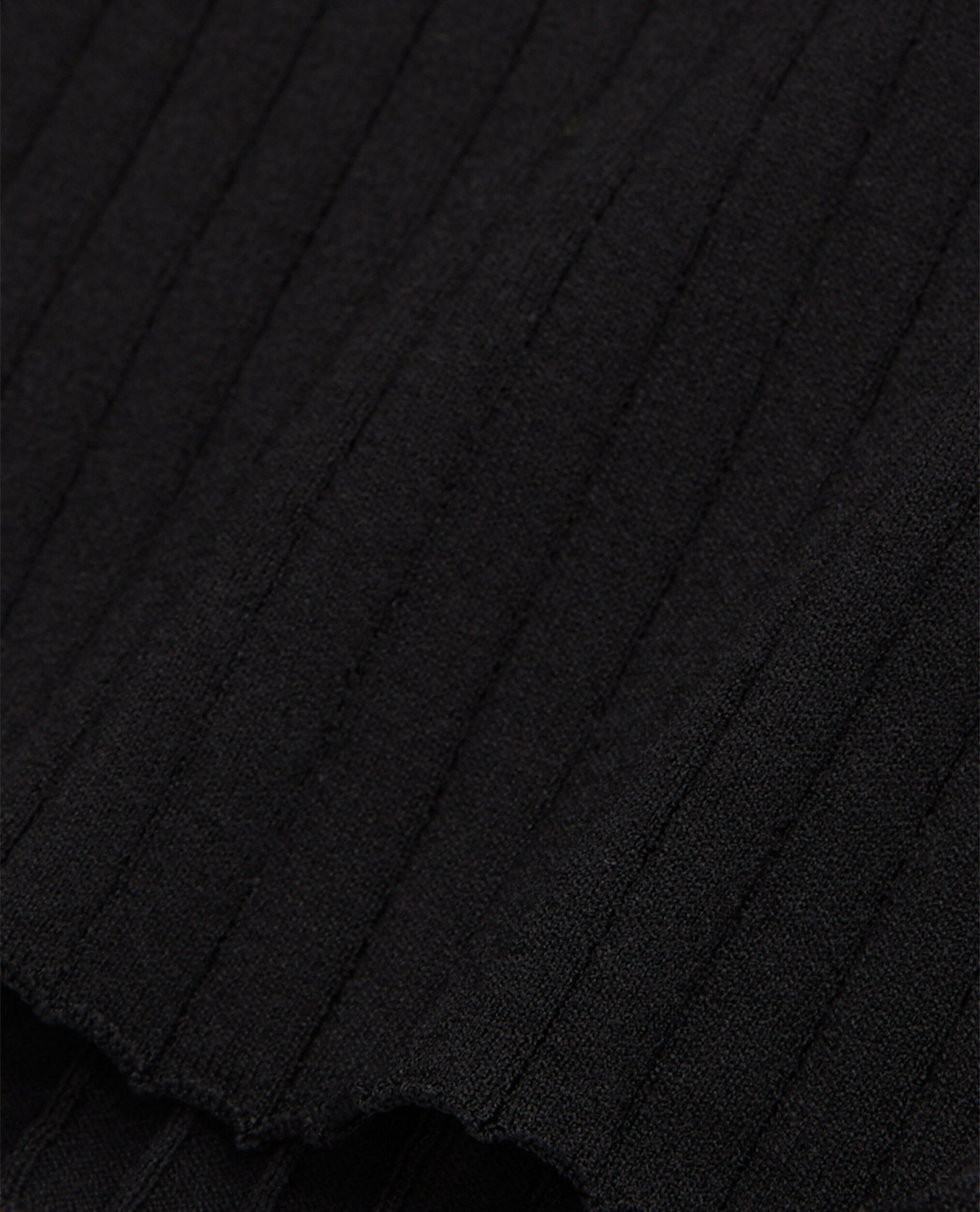 Black ribbed sweater