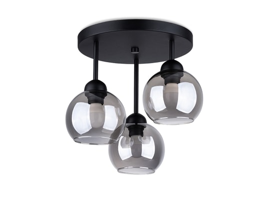 SOLLUX LIGHTING - Lustre alino 3 noir