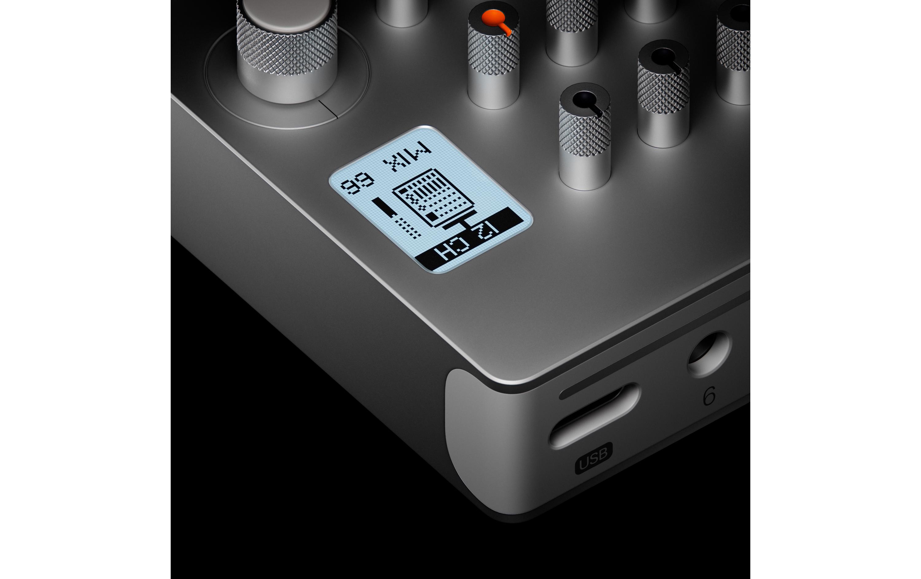 DJ-Mixer TX-6<br>Ultra-kompakter Feldmixer und Mehrkanal-Audiointerface