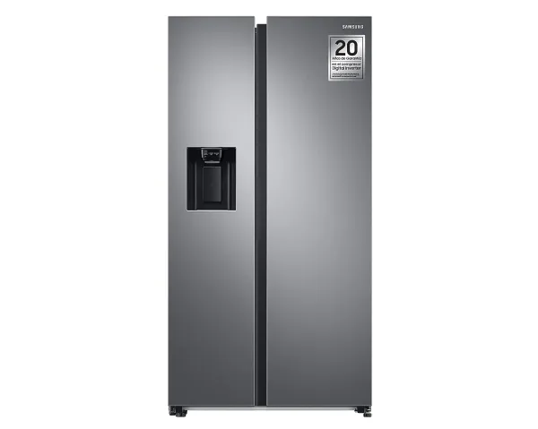 Samsung RS68CG852DS9, Indbygget/Fritstående, Amerikansk dør, Rustfrit stål, Indvendig, Hærdet glas, 634 L