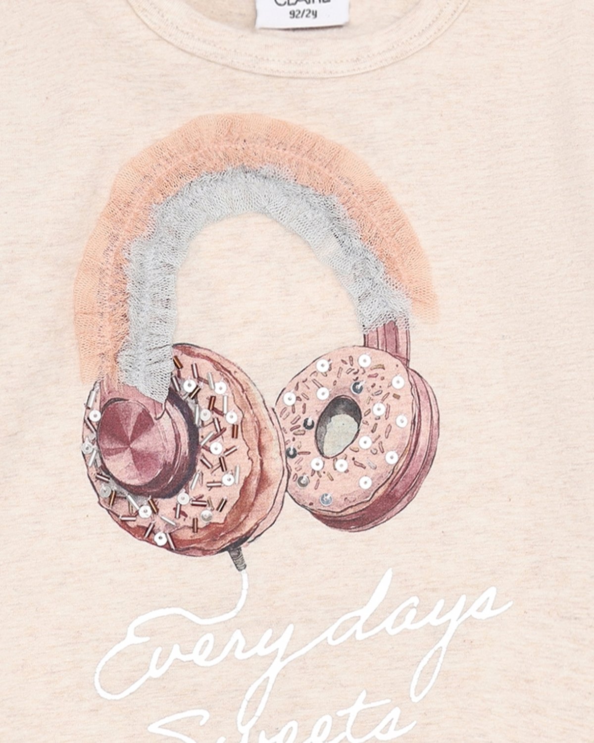 Bluse Barn M/ Volangerkrage – Øko Bomull | Alma Headphones