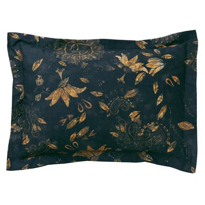 Linge de lit satin de coton fleuri - BECQUET CRÉATION