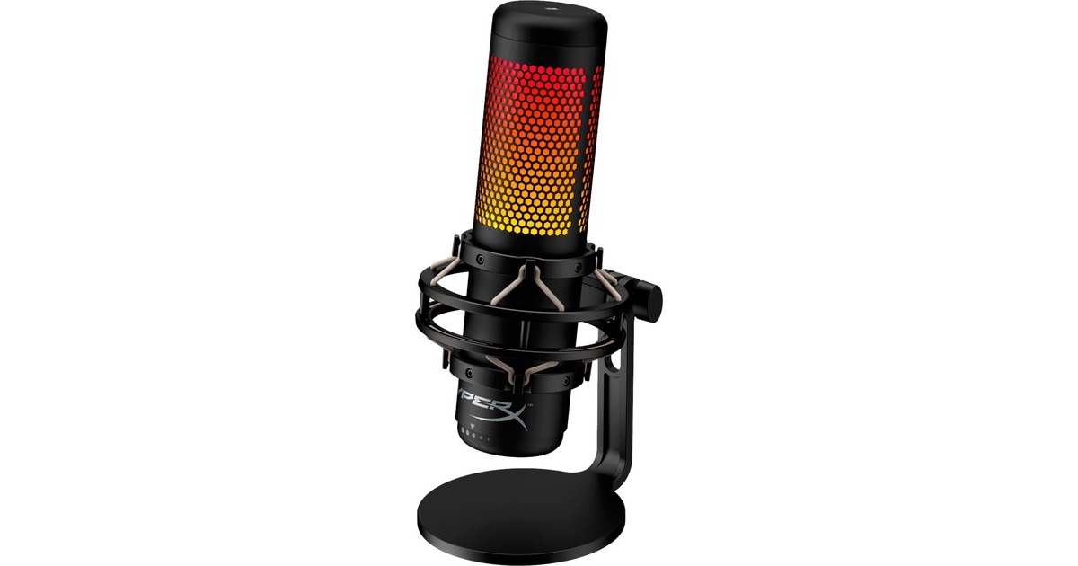 HyperXQuadCast S microfoon  (Zwart, RGB led)