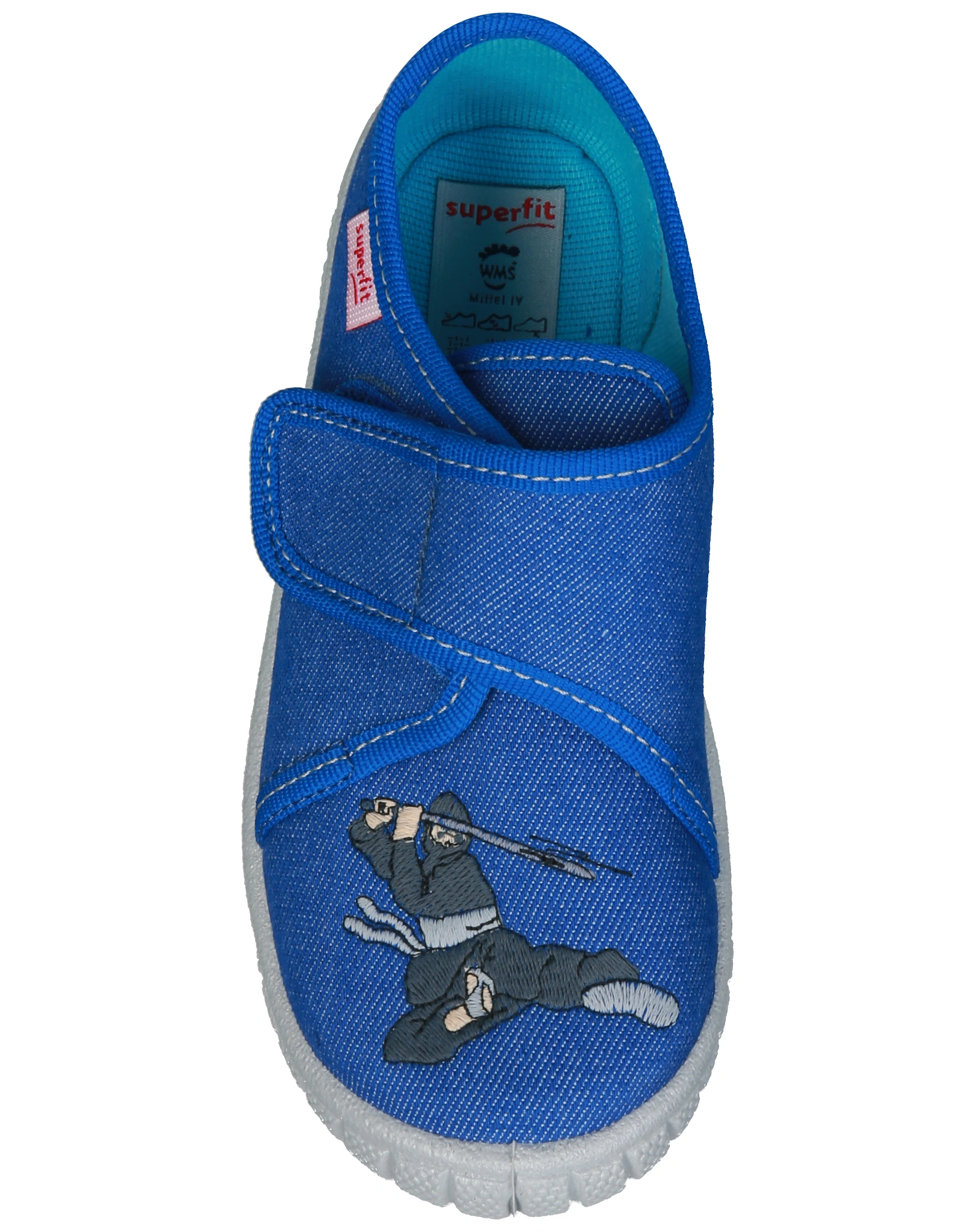 Klett-Hausschuhe BILL - NINJA in blau