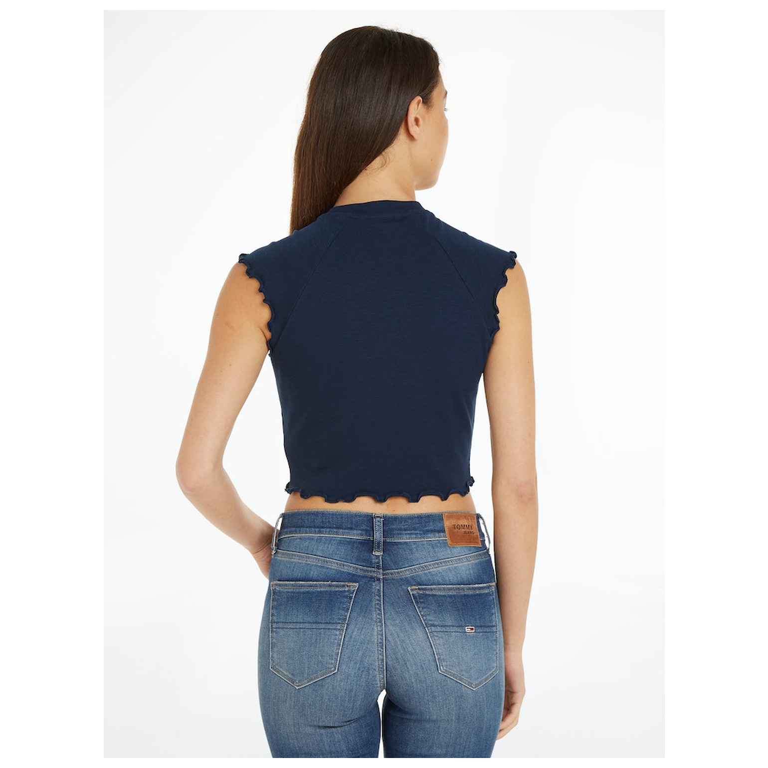 Tommy Jeans TJW SLIM CRP BABYLOCK RIB TEE