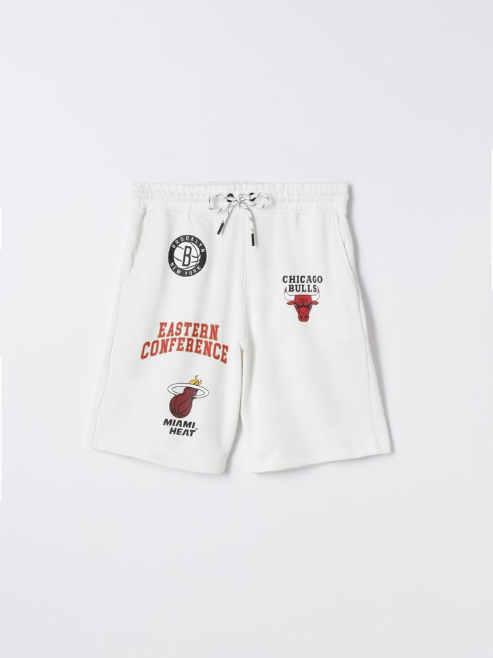 Bermuda estampada da NBA - Off White
