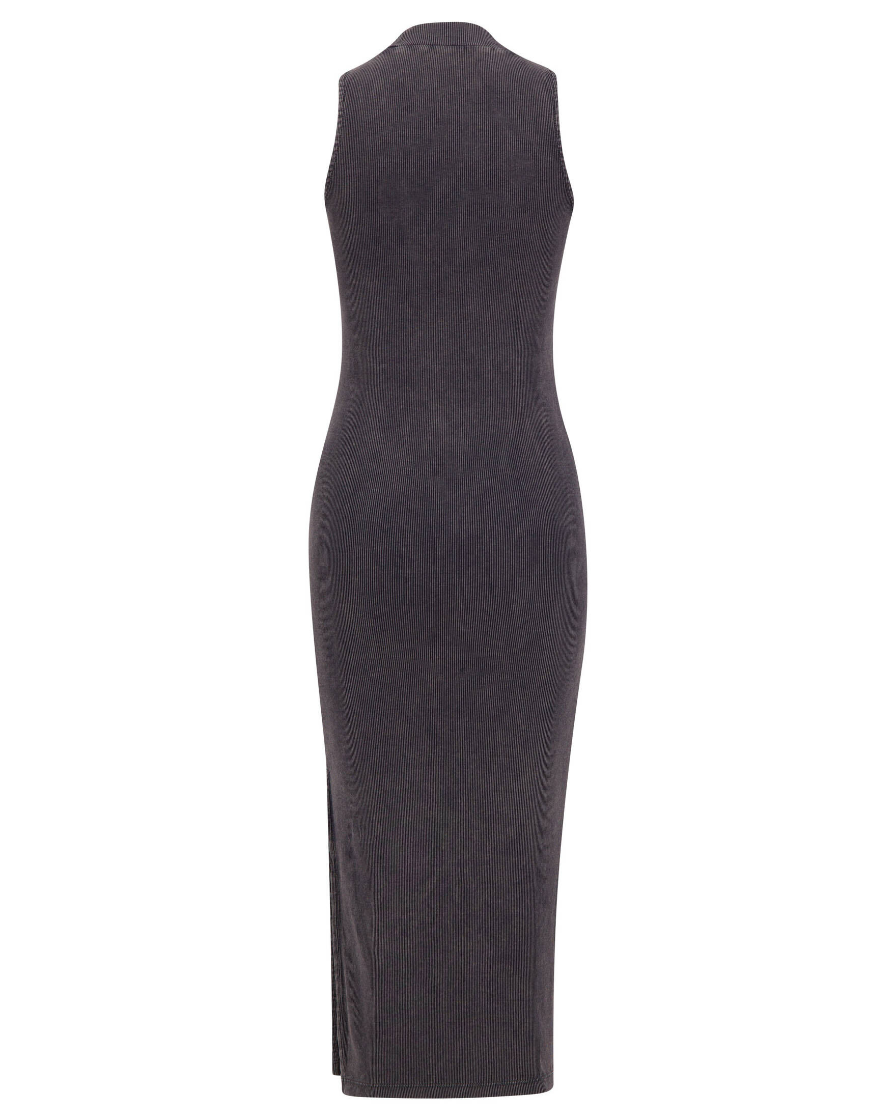 CALVIN KLEIN JEANS| Damen Jerseykleid WASHED RIB LABEL LONG DRESS