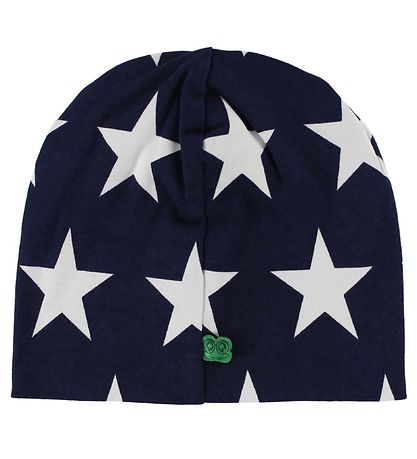 Freds WoRød Hue - Navy/Pudder m. Stjerner/Fr?