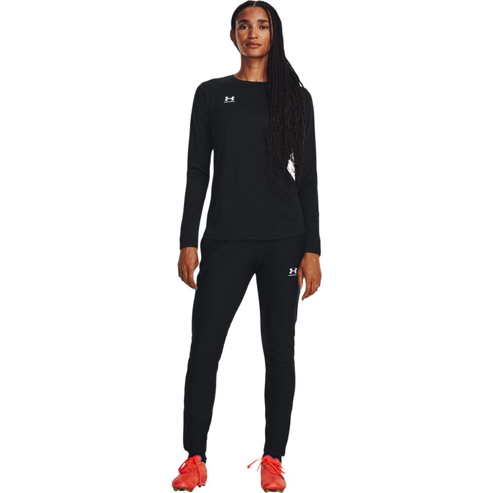 Under Armour CH. PIQUE - Jogging Femme noir