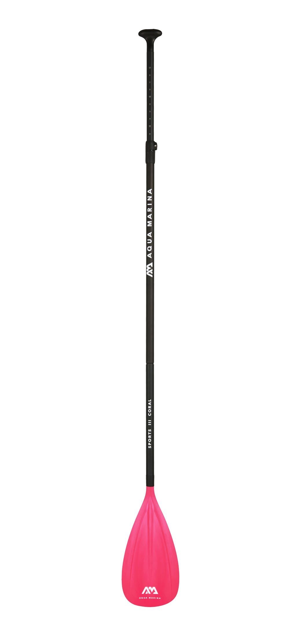 Aqua Marina SPORTS III CORAL Stand Up Board , SUP-Paddle Aluminium 3-teiliges Paddel verstellbar