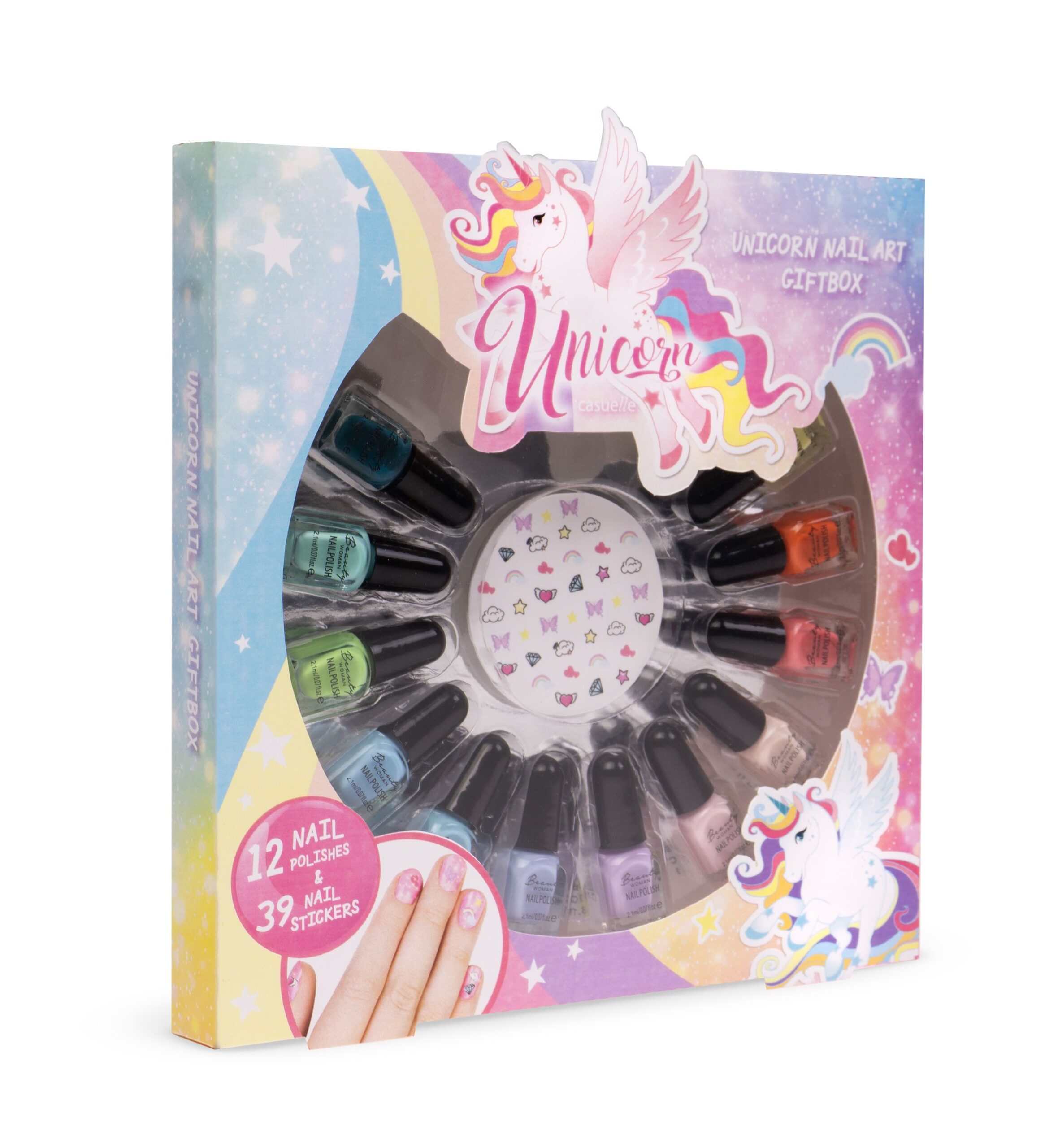 Casuelle Geschenkset Nagellakken En Nagelstickers (1 set)