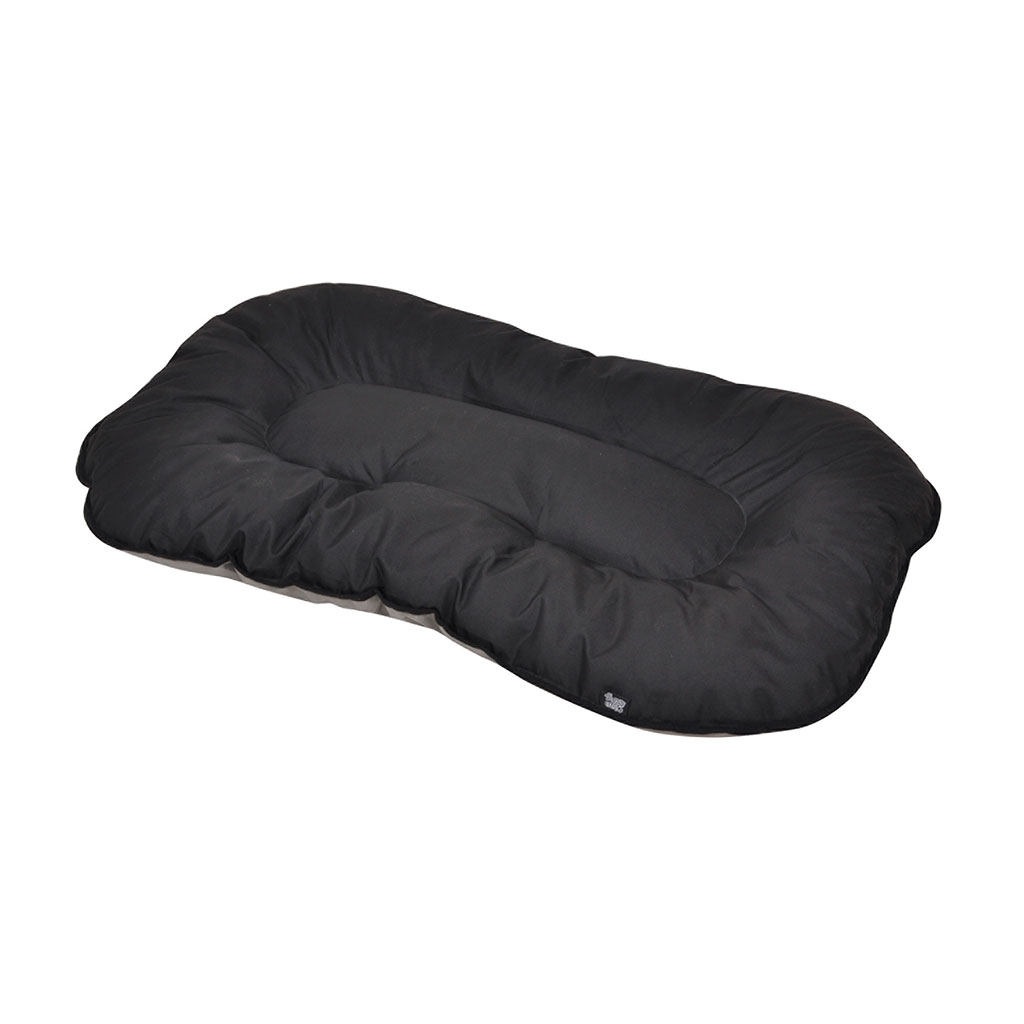 Coussin flocon gris et noir chien 117cm