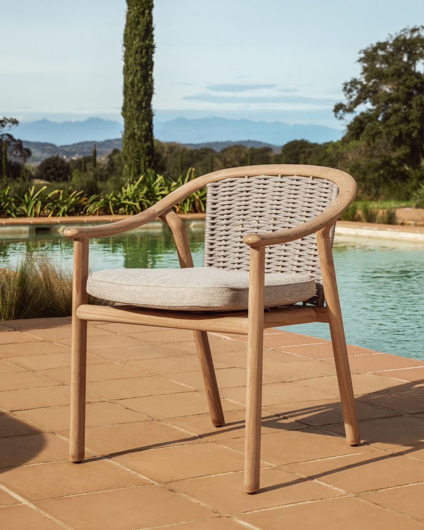 Kave Home   Elunda Tuinstoel