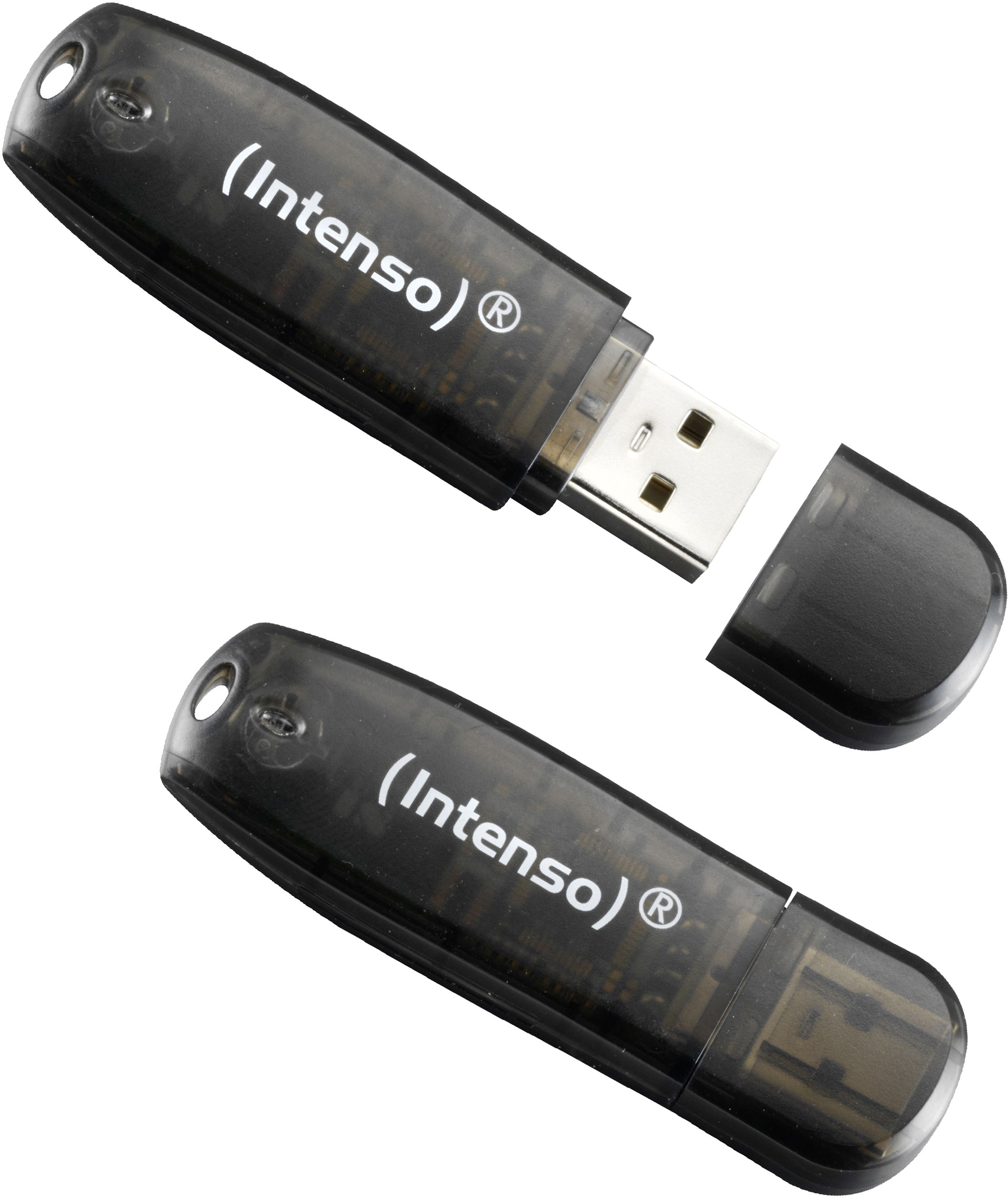 (16GB) Rainbow Line USB 2.0 Speicher Stick Flash Drive 28 Mbit/s (3502470) - Schwarz