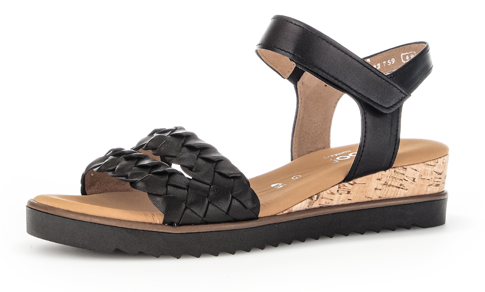 Gabor Sandalette »GENUA«  , Sommerschuh, Sandale, Keilabsatz, mit Klettverschluss, Weite G
