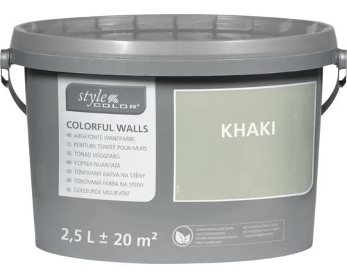StyleColor COLORFUL WALLS muur- en plafondverf khaki 2,5 L