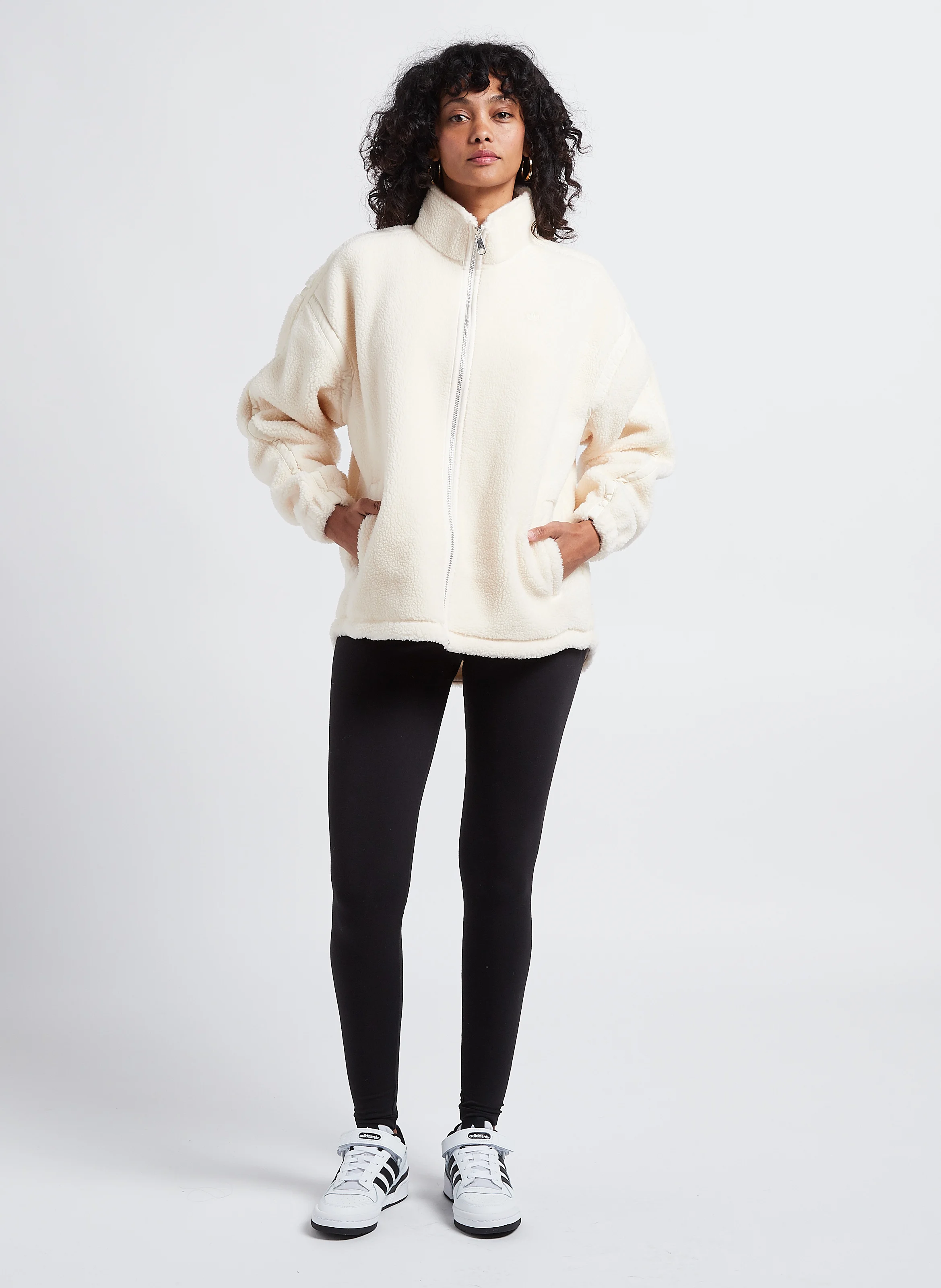 FORUM LOW - Baskets basses en cuir| Blanc
