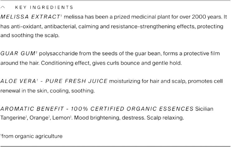 Less Is More Organic Tangerine Curl Balm