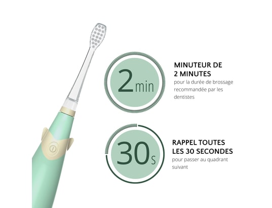 AILORIA - Bubble brush brosse à dents électrique pour enfants à techno...
