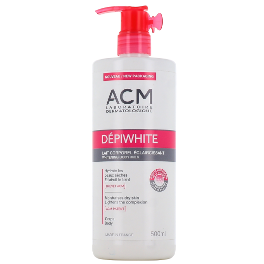 Lait corps éclaircissant ACM Depiwhite - Peau sèche, taches brunes