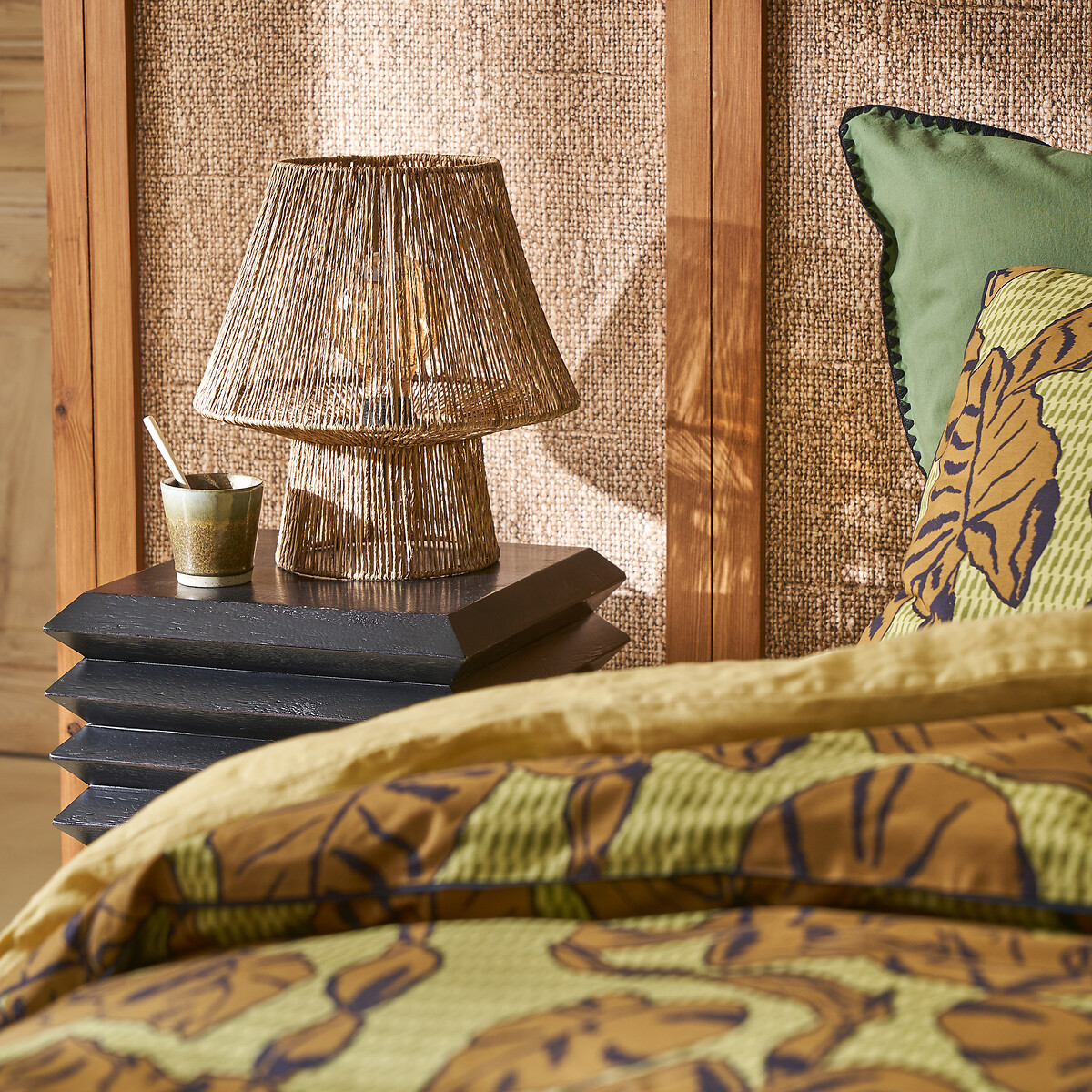 LA REDOUTE INTERIORS<br>Candeeiro em juta, Yaku