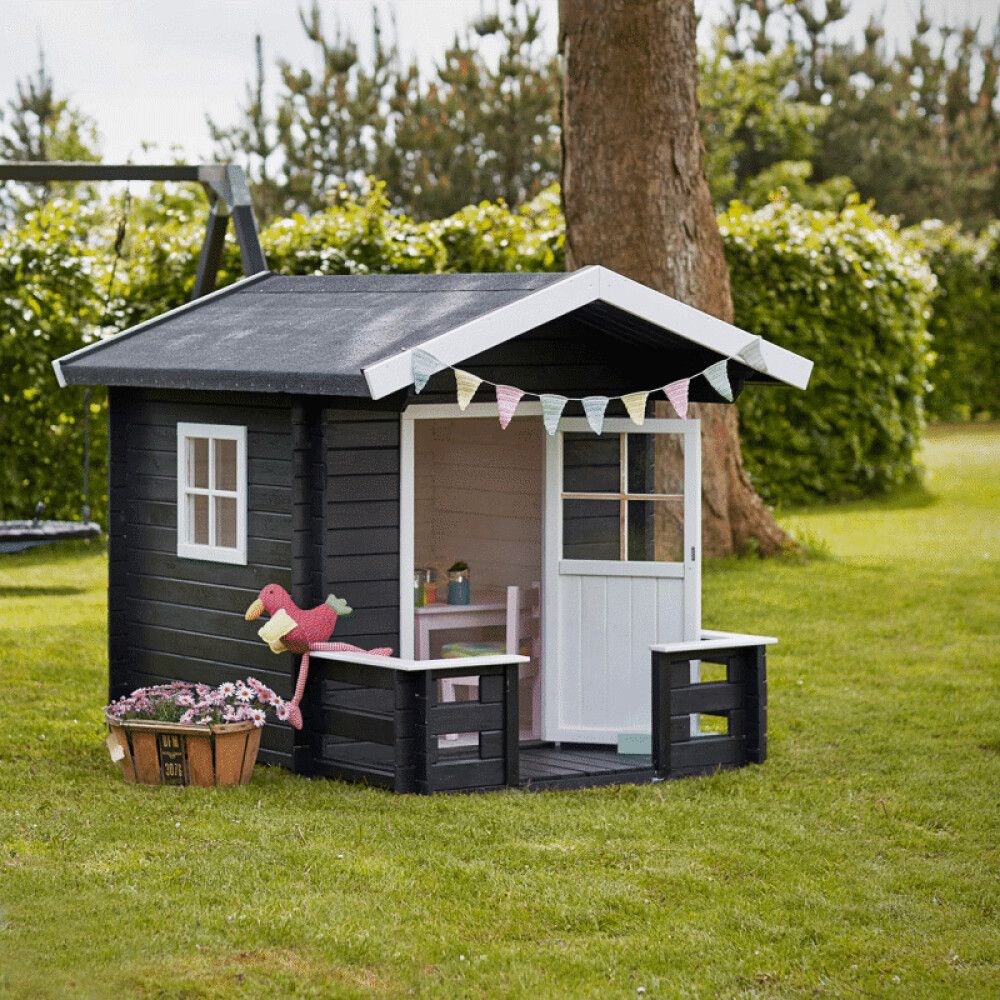 LEKEHUS PLUS 134X134CM + 58CM TERRASSE INKL. TAKPAPP