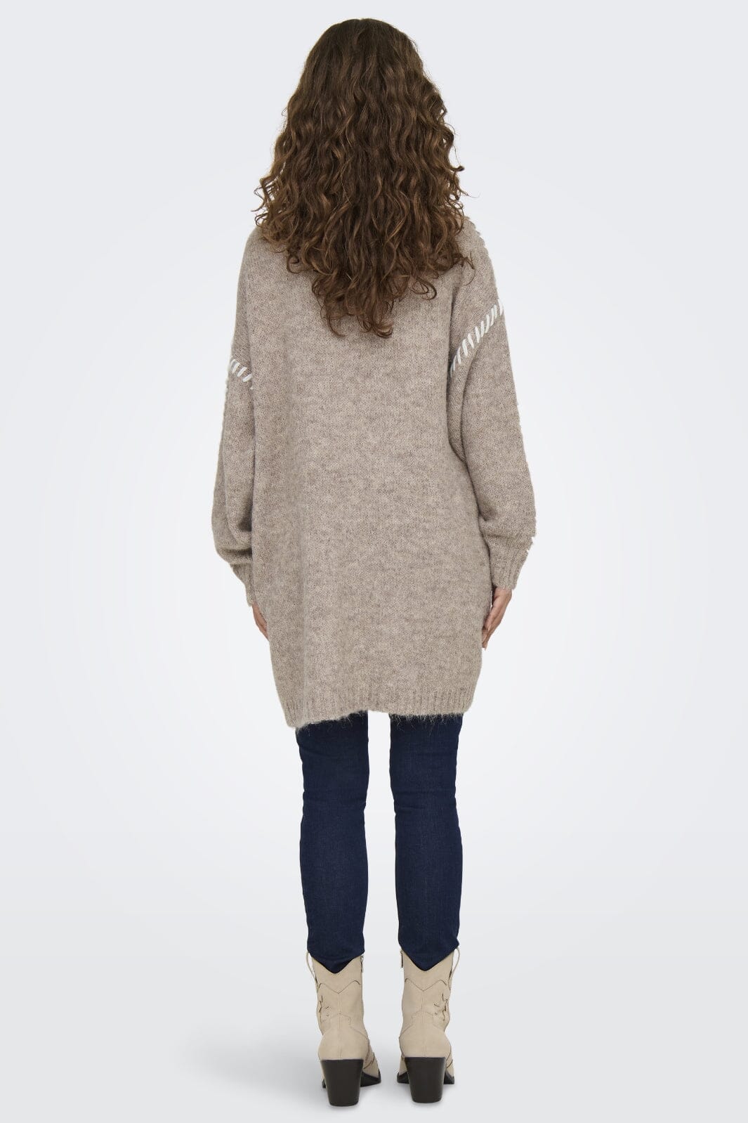 JDY Jdyzoey Life L/S Stitch Cardigan Knt 4721398 chateau gray w birch stitch