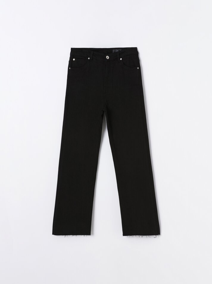 Calça jeans mini flare - Marengo